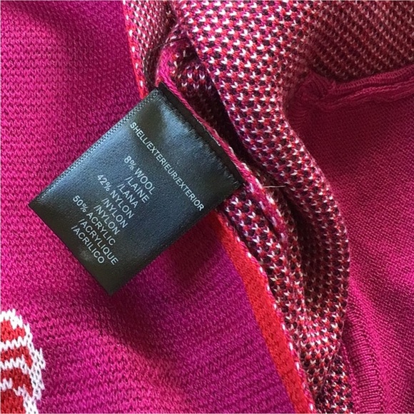 Badgley Mischka Cherry Blossom Jacquard Cardigan Sweater Coat Duster Floral - Picture 14 of 16